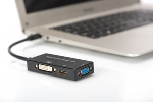 Digitus AV Converter AK-340419-002-S [Mini-displayport - HDMI, DVI, VGA] 3840 x 2160 Pixel