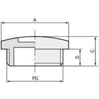 LAPP 52005990 SKINDICHT BLK PG 21 RAL 7035 LGY Blindstop PG21 Polystereen Grijs-wit (RAL 7035) 50 stuk(s) - thumbnail