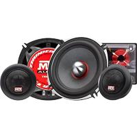 MTX TX650S huidparleurs kit 13 cm 2 Voies 80W RMS 4O chassis aluminium tweeter neodymium dome spoel TSV TIL