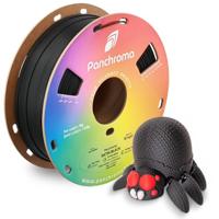 Polymaker Panchroma PLA-filament, satijnzwart 1,75 mm 3D-printfilament, 3D-printer PLA-filament, geschikt voor de meeste FDM 3D-printers, spoel van 1 kg