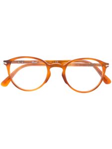 Persol lunettes de vue 3218V à monture ronde - Marron