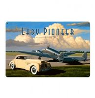 Lady Pioneer by Stokes Zwaar Metalen Bord - thumbnail