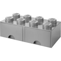 Room Copenhagen LEGO Brick Drawer 8 Grijs opbergdoos - thumbnail