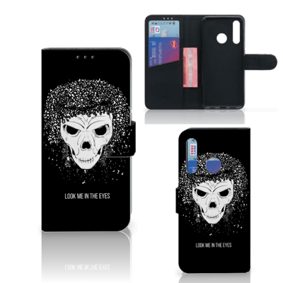 Telefoonhoesje met Naam Huawei P Smart Plus (2019) Skull Hair Telefoonhoesje met Naam Huawei P Smart Plus (2019) Skull Hair