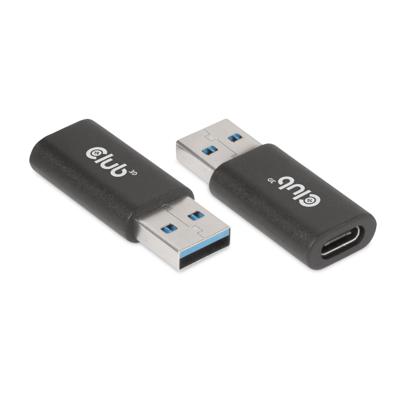 club3D USB-adapter USB 3.2 Gen1 (USB 3.0 / USB 3.1 Gen1) USB-A stekker, USB-C bus Zwart CAC-1525