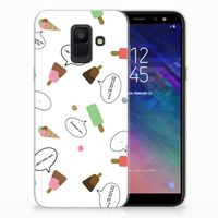 Samsung Galaxy A6 (2018) Siliconen Case IJsjes - thumbnail