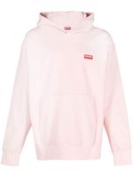 Kenzo hoodie en coton à patch logo - Rose