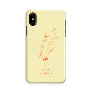 No rain no flowers: iPhone Xs Volledig Geprint Hoesje