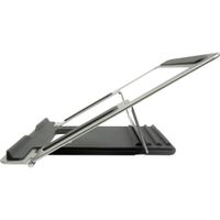 Inter-Tech NBS-100 Notebookstandaard Zwart, Zilver - thumbnail