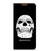 Mobiel BookCase Samsung Galaxy M52 Skull Eyes