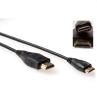 ACT AK3670 HDMI kabel 0,5 m HDMI Type A (Standaard) HDMI Type C (Mini) Zwart - thumbnail