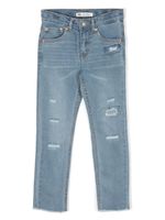 Levi's Kids jean fuselé 512 à effet usé - Bleu