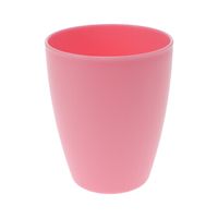 1x drinkbekers kunststof 340 ml roze