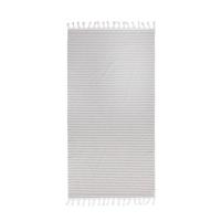 Protest gestreept strandlaken Tholav grijs/wit (90x180 cm) Grijs/wit