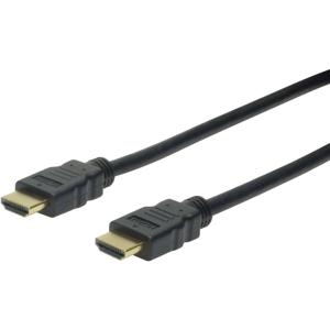 Digitus AK-330107-100-S HDMI-kabel HDMI Aansluitkabel HDMI-A-stekker, HDMI-A-stekker 10.00 m Zwart Audio Return Channel (ARC), Vergulde steekcontacten