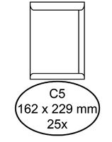 Envelop Hermes akte C5 162x229mm zelfklevend wit 25stuks