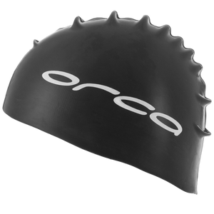 Orca Siliconen badmuts swim cap zwart