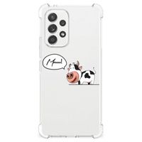 Samsung Galaxy A53 5G Stevig Bumper Hoesje Cow