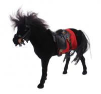 Toi Toys Love Horse paard 12 cm zwart
