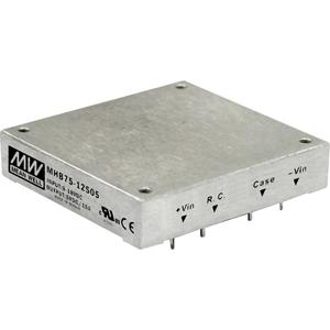 Mean Well MHB75-12S05 DC/DC-converter 75 W Aantal uitgangen: 1 x Inhoud 1 stuk(s)