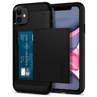 Spigen Slim Armor CS iPhone 11 Hoesje - Zwart