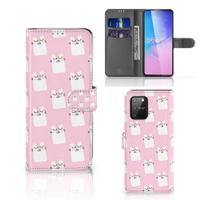 Samsung S10 Lite Telefoonhoesje met Pasjes Sleeping Cats - thumbnail