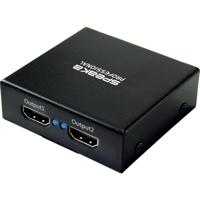 SpeaKa Professional SP-HDS-220 1 + 2 poorten HDMI-splitter Ultra HD-geschikt 3840 x 2160 Pixel Zwart - thumbnail