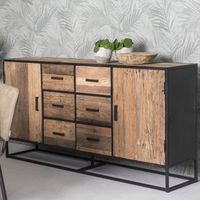 Livingfurn Dressoir Dakota 150 cm - Bruin - thumbnail