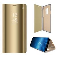 Luxe Mirror View Samsung Galaxy S9+ Flip Case - Goud - thumbnail