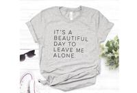Dames T-shirt met tekst: 50% korting
