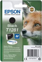 Epson inktcartridge T1281, 170 pagina&apos;s, OEM C13T12814012, zwart - thumbnail