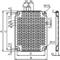 Schneider Electric NSYMR53 Montageplaat (l x b) 500 mm x 300 mm 1 stuk(s) - thumbnail