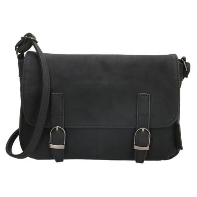 Beagles Schoudertas met Overslag Nemascos Zwart