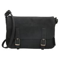 Beagles Schoudertas met Overslag Nemascos Zwart