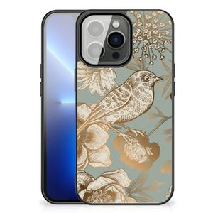 Bloemen Hoesje voor iPhone 13 Pro Max Vintage Bird Flowers