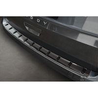 Zwart RVS Bumper beschermer passend voor Volkswagen Caddy V Cargo & Combi 2020- 'STRONG EDITION' AV254023 - thumbnail