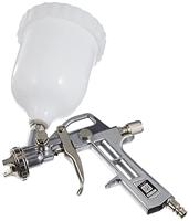 Origineel Einhell verfspuitpistool met vloeibeker (compressoraccessoires, 600 ml vloeibeker, verfvolumeregelaar, punt-/breedstraalregelaar, draaibaar mondstuk, incl. steeknippel)