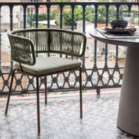 Kave Home Tuinstoel 'Nadin', kleur Donkergroen