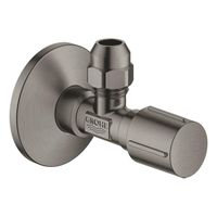 GROHE hoekstopkraan knel met teflon dichtingsring 1/2x3/8 m. metalen greep brushed hard graphite 22039AL0 - thumbnail