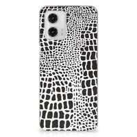 Motorola Moto G73 TPU Hoesje Slangenprint - thumbnail