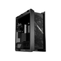 ASUS ROG Strix Helios II GX601S EATX Gaming-behuizing van aluminium, diamantroosterdesign, 4 ventilatoren, draagbaar kabelmanagement, ARGB-controller, USB-C, draagriemen, zwart