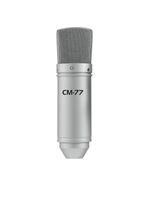 Omnitronic MIC CM-77 Studiomicrofoon Zendmethode:Kabelgebonden Incl. shockmount, Incl. klem XLR Kabelgebonden - thumbnail