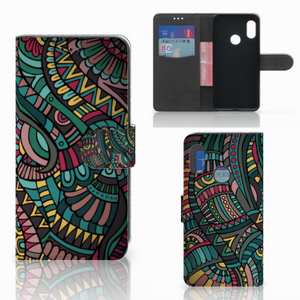 Xiaomi Mi A2 Lite Telefoon Hoesje Aztec