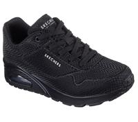 Skechers Dames Uno-Shiny Scale Sneaker, Zwart, 41 EU