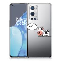 OnePlus 9 Pro Telefoonhoesje met Naam Cow