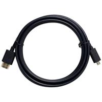 Obsbot 230373 HDMI-kabel HDMI Aansluitkabel HDMI-micro-D-stekker, HDMI-A-stekker 1.50 m Zwart 4K UHD