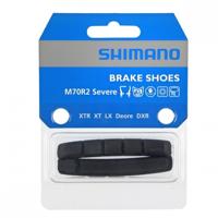Shimano remblokrubbers M70R2 1 paar zwart