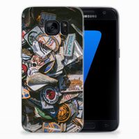 Samsung Galaxy S7 Siliconen Hoesje met foto Badges