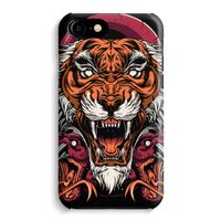 Tiger and Rattlesnakes: Volledig Geprint iPhone 7 Hoesje - thumbnail