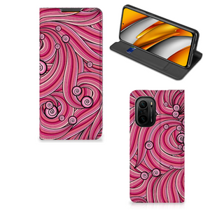 Xiaomi Mi 11i | Poco F3 Bookcase Swirl Pink